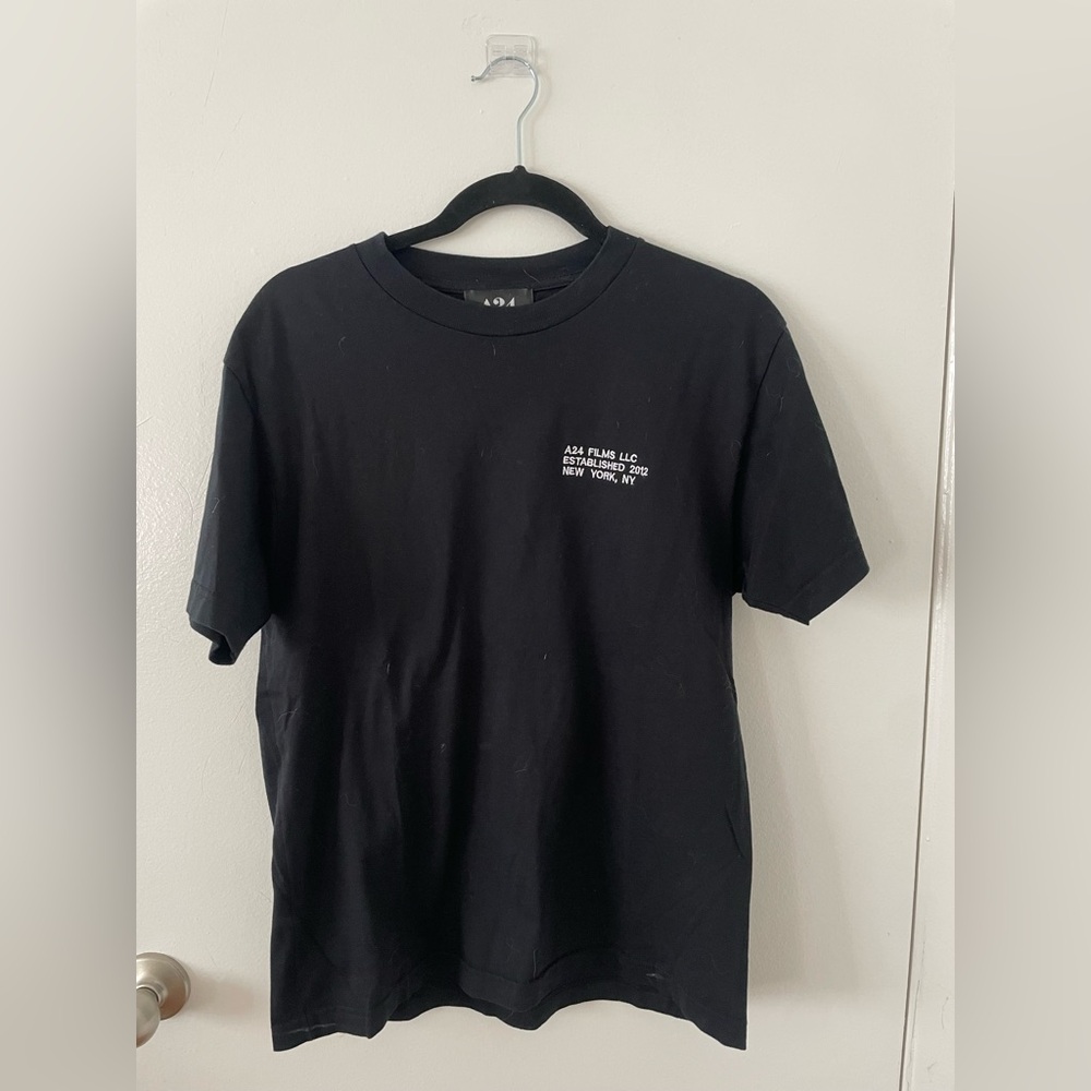 A24 Classic Black Short Sleeve Tee